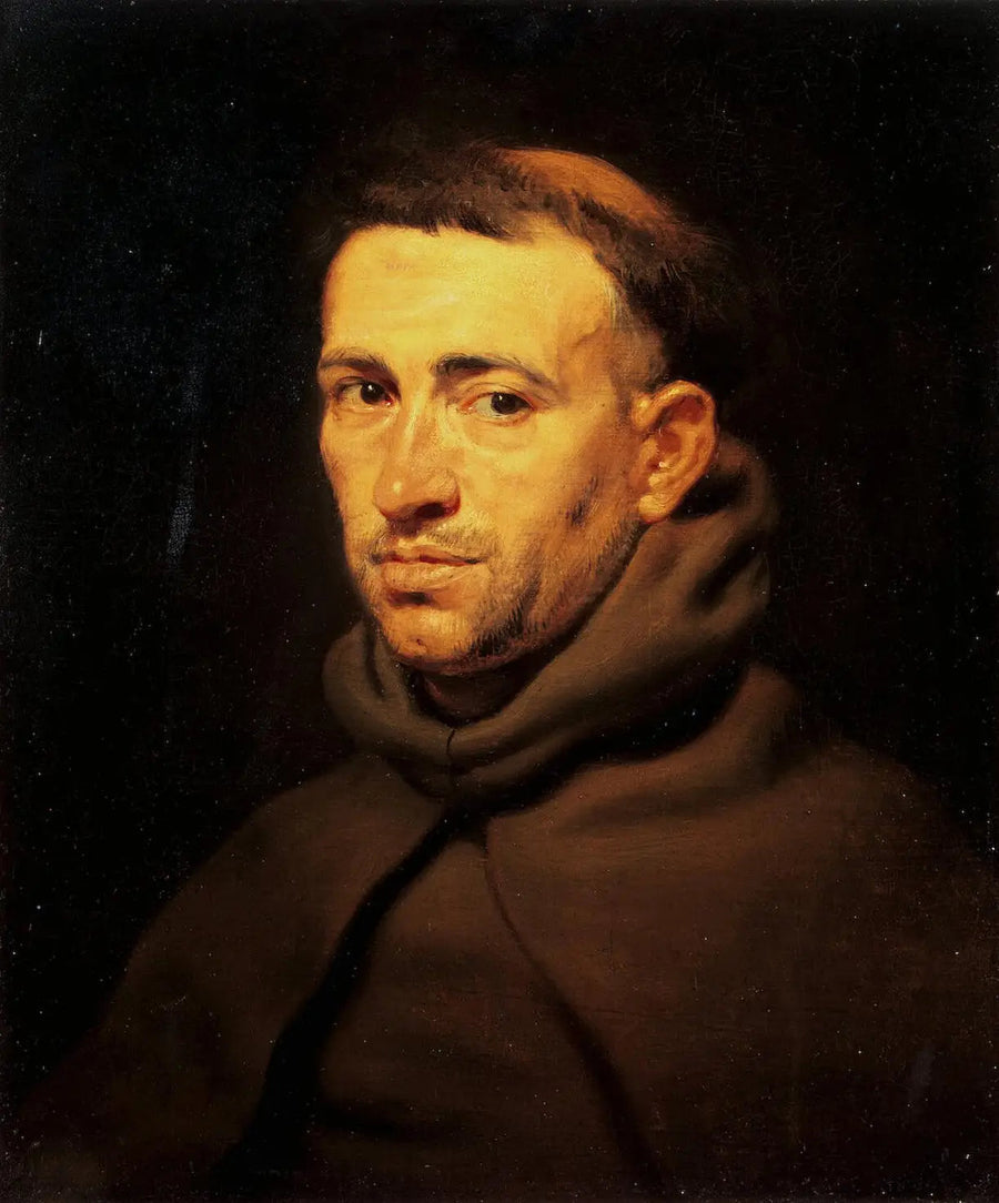 Franciscaanimunkin pää - Peter Paul Rubens