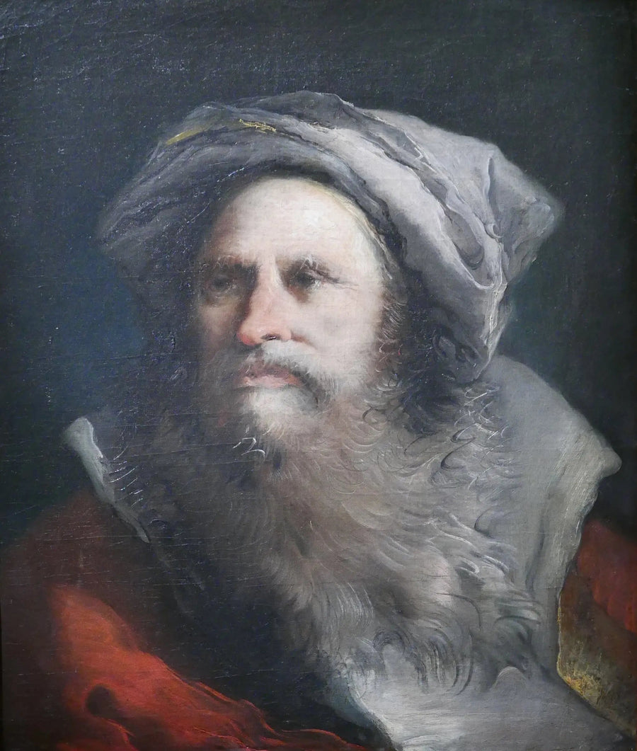 Itämainen päänäkö harmaalla parralla - Giovanni Battista Tiepolo