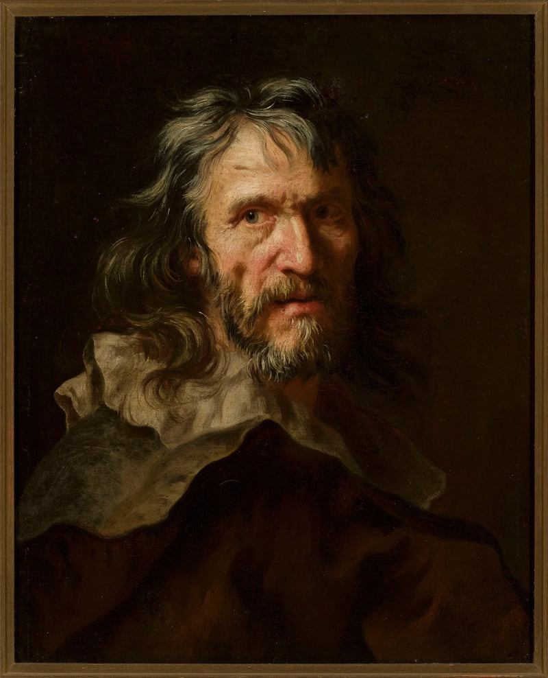 Vanhan miehen pää. - Jean-Baptiste Jouvenet