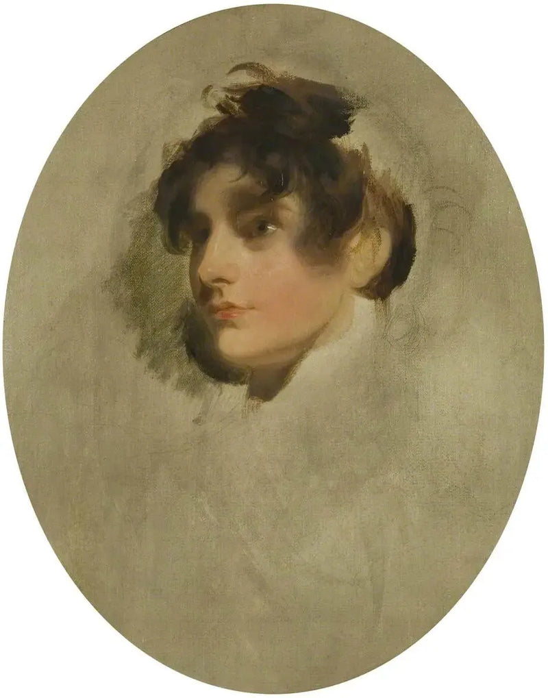 Nuoren naisen pää - Thomas Lawrence
