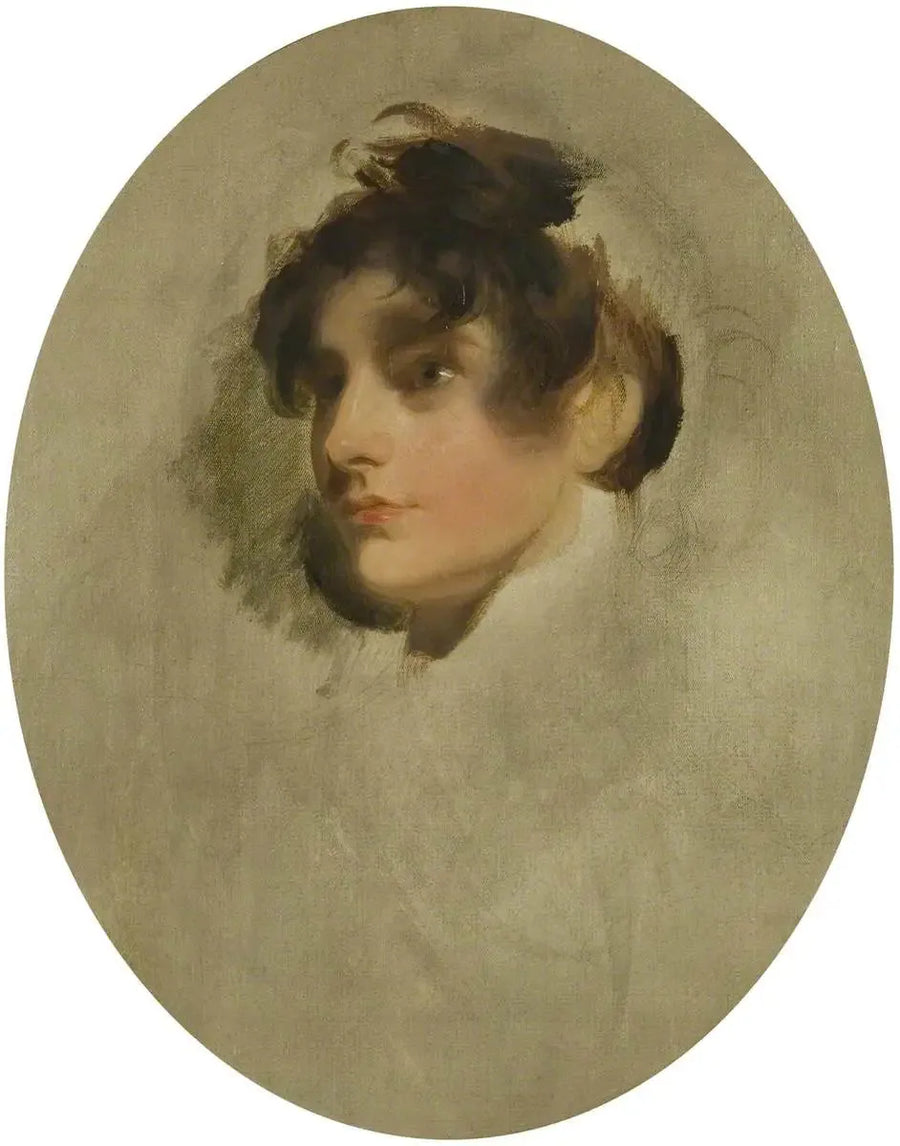 Nuoren naisen pää - Thomas Lawrence