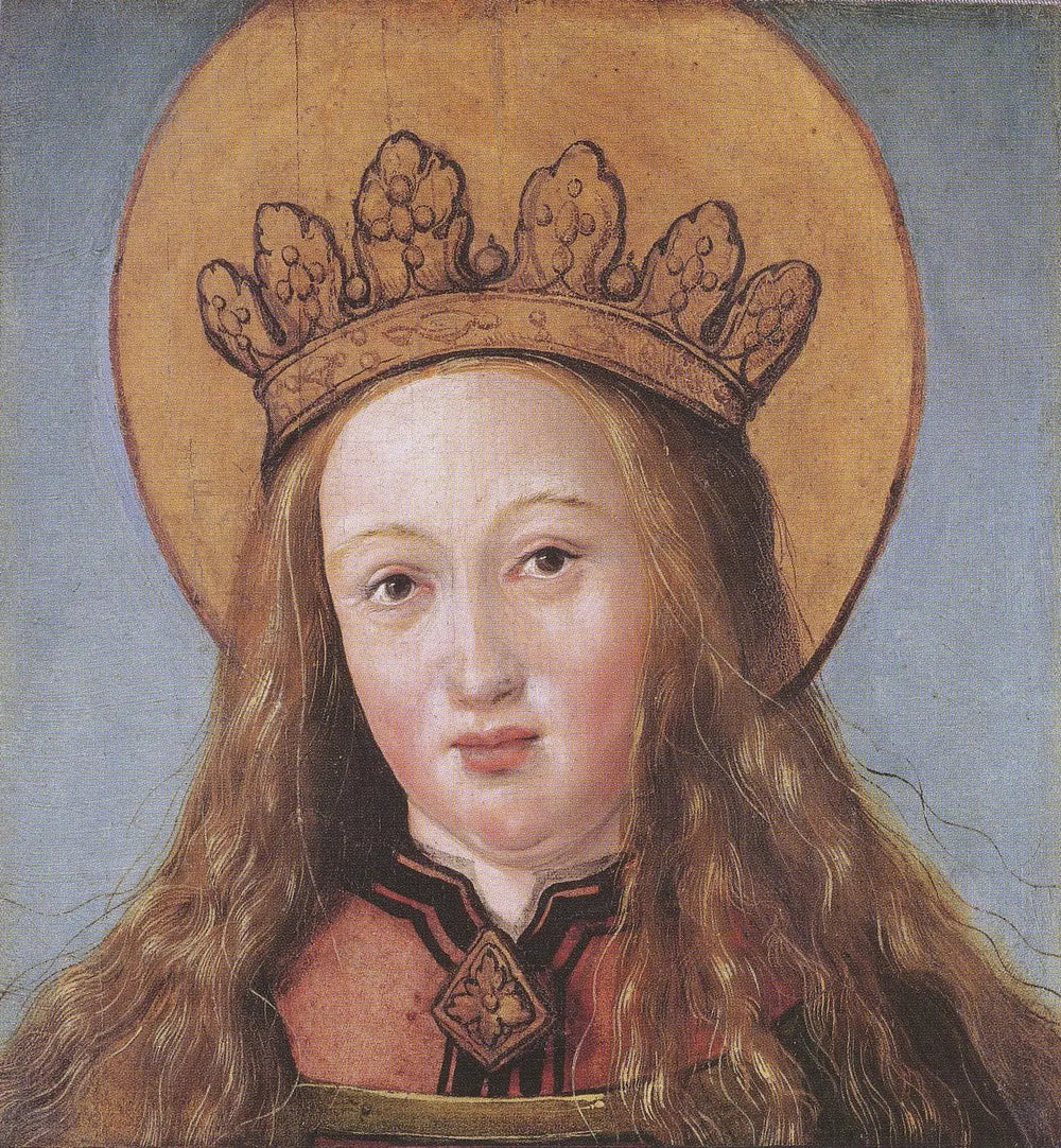 Tête d’une sainte - Hans Holbein le Jeune - Alpha Reproduction