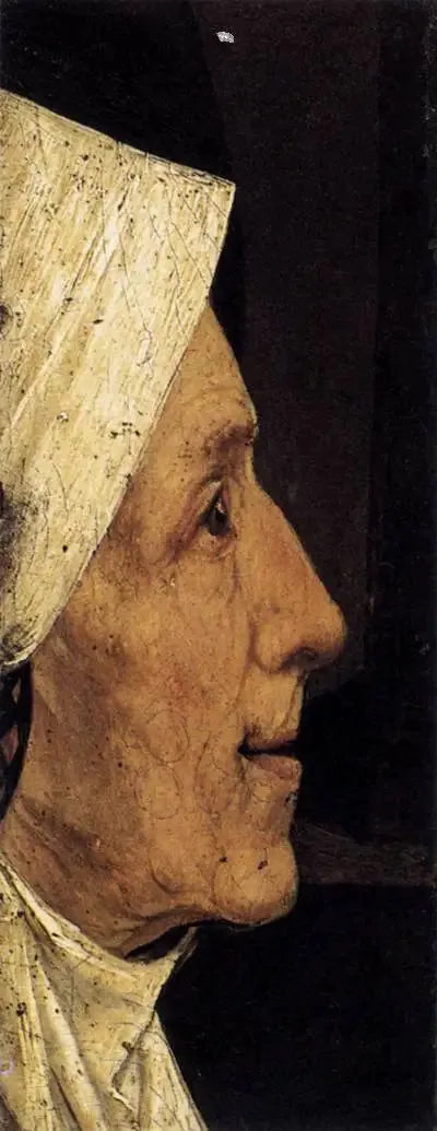 Vanhan naisen pää - Hieronymus Bosch