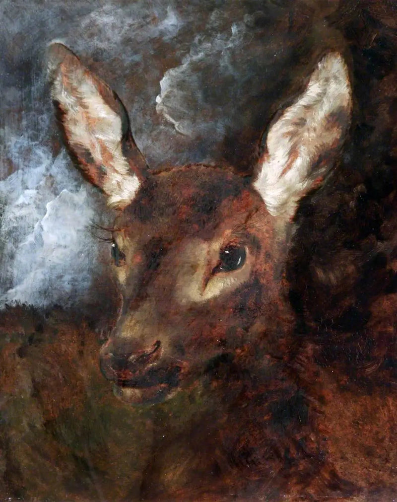 Peuran pää - Edwin Henry Landseer