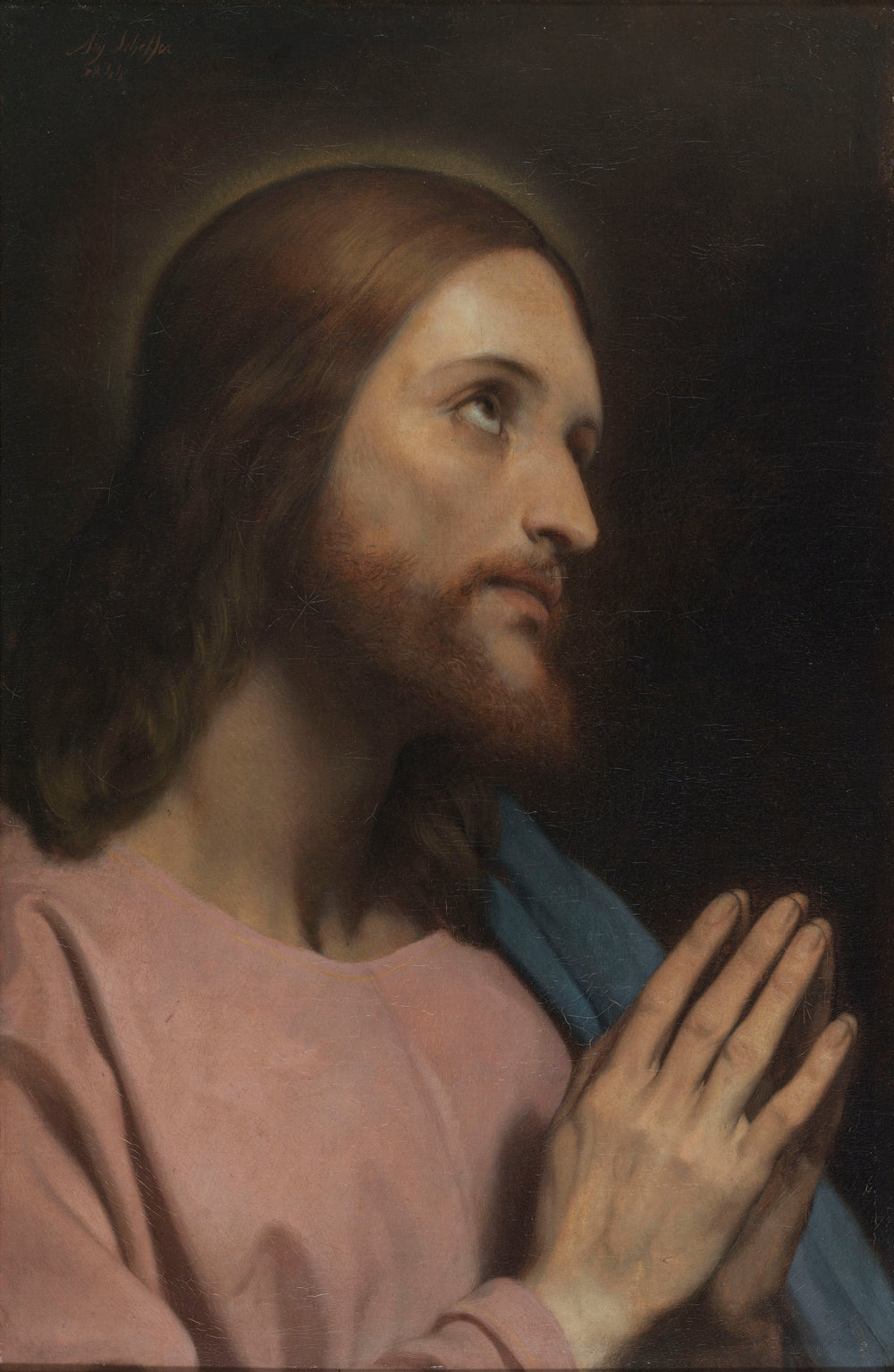 Tête de Christ - Ary Scheffer - Alpha Reproduction