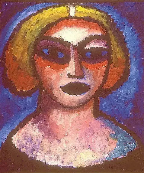 Naisen pää - Alexej von Jawlensky
