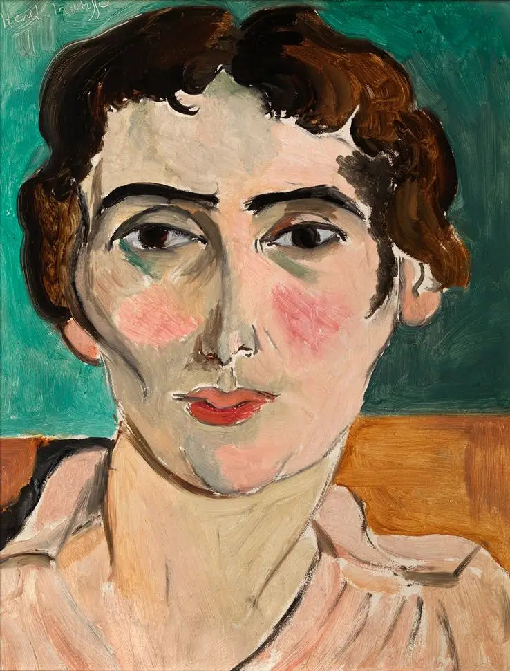 Reproduction du tableau « Tête de femme - Henri Matisse » par Alpha Reproduction en peinture à l’huile
