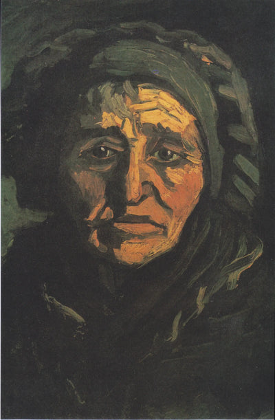 Reproduction du tableau « Tête de femme (KM 111.262) - Vincent van Gogh » par Alpha Reproduction en peinture à l’huile