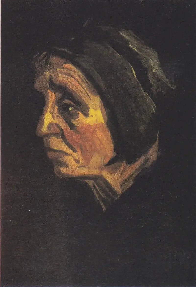 Naisen pää - Vincent van Gogh