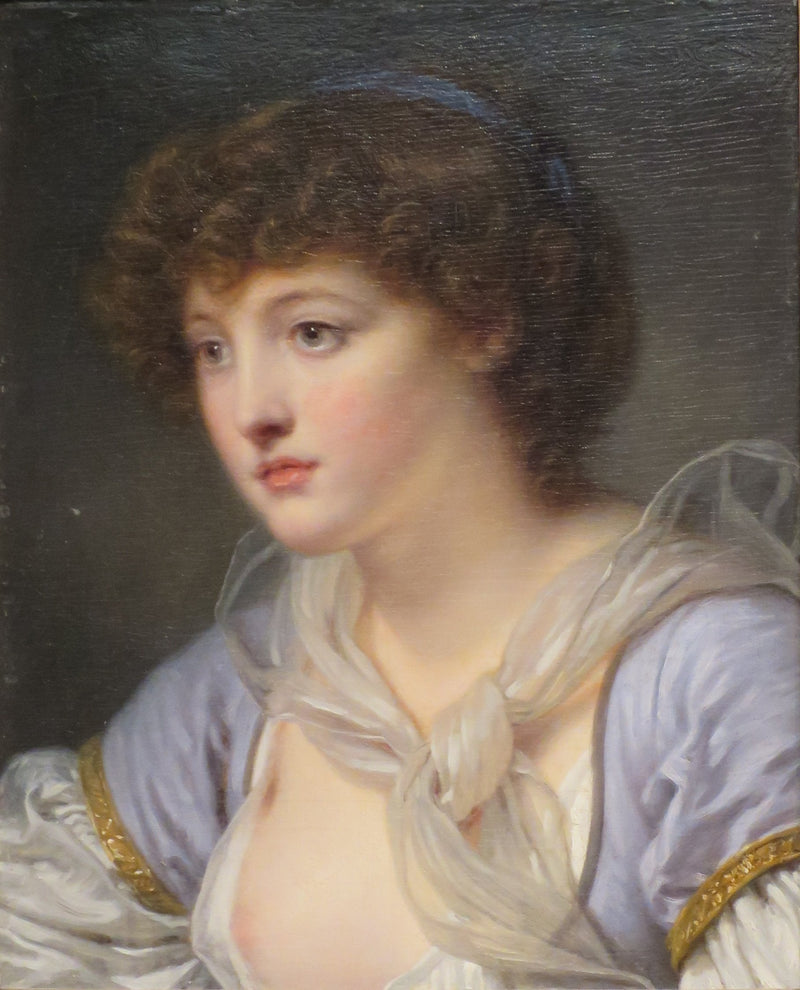 Tytön pää - Jean-Baptiste Greuze