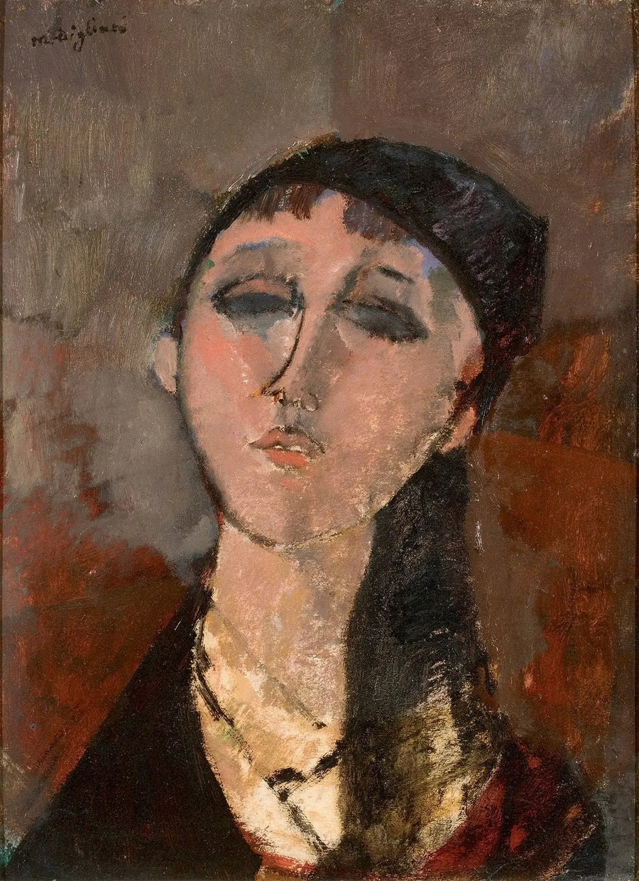Tytön pää (Louise) - Amedeo Modigliani