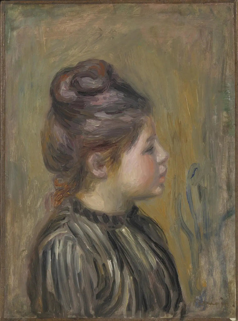 Tytön pää - Pierre-Auguste Renoir