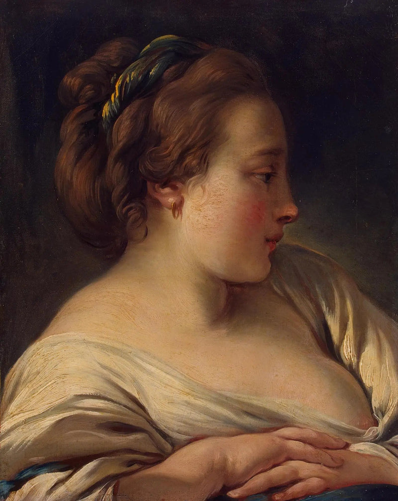 Nuoren tytön pää - François Boucher