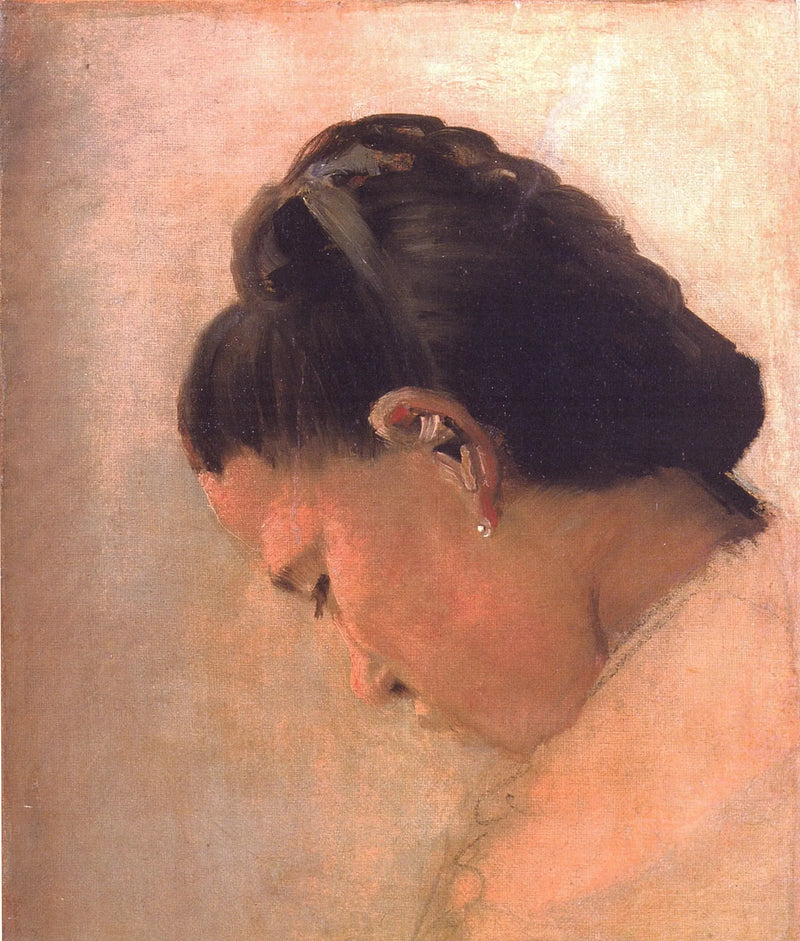 Nuoren tytön pää - Georges Seurat
