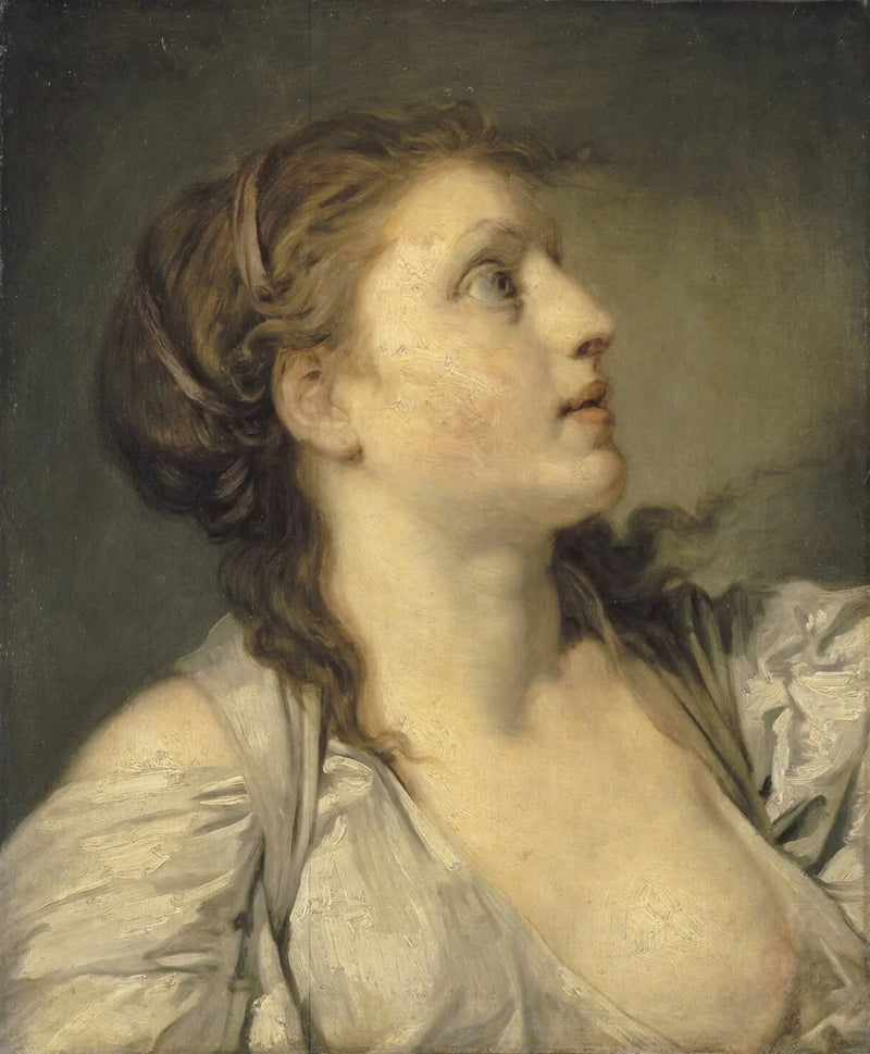 Nuoren tytön pää - Jean-Baptiste Greuze