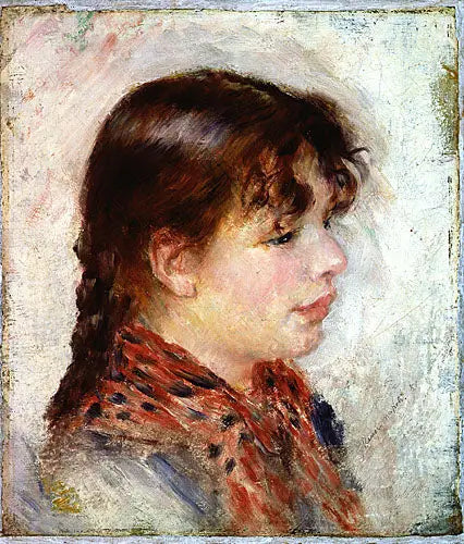 Nuoren napolilaisen tytön pää - Pierre-Auguste Renoir