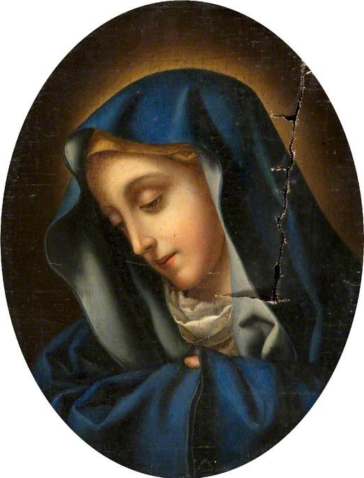 Neitsyt Marian pää - Carlo Dolci