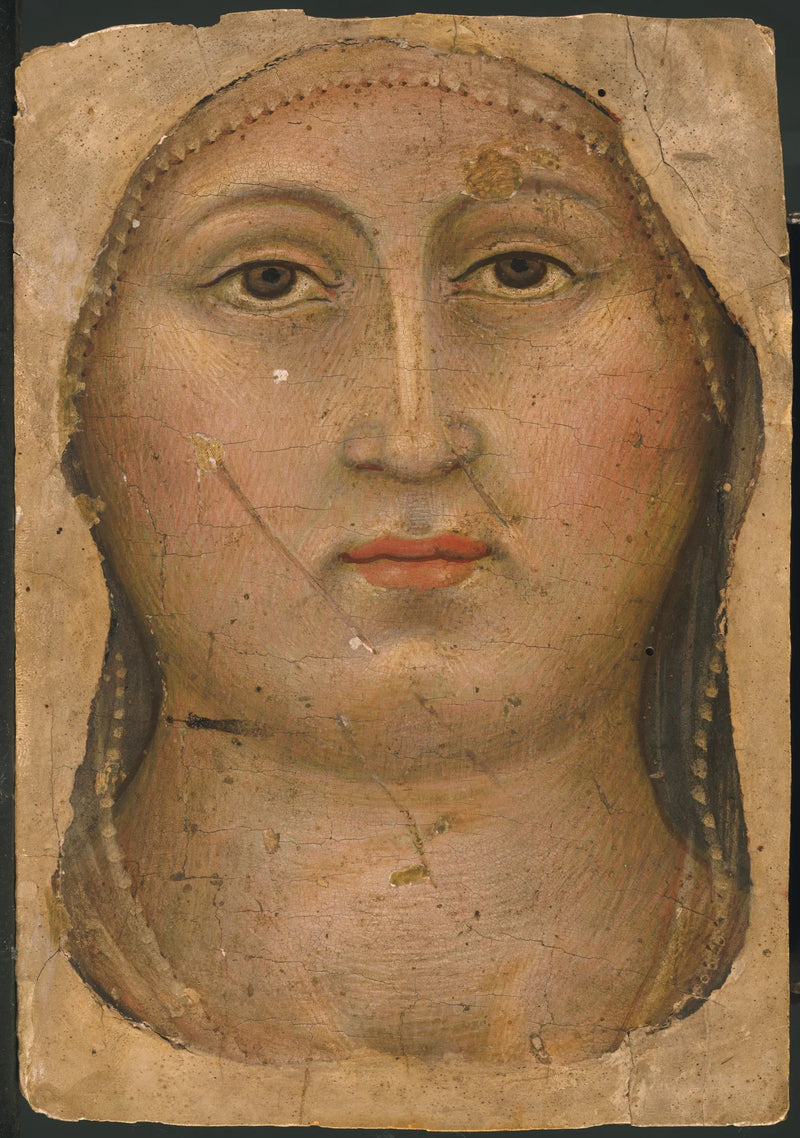 Neitsyt Marian pää - Taddeo di Bartolo