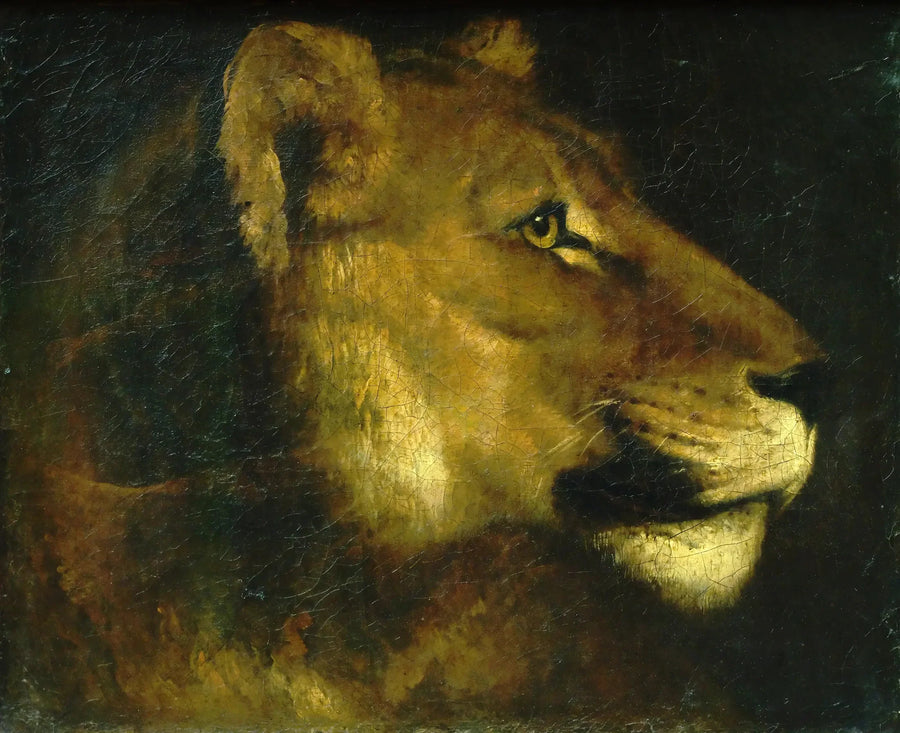 Leijonan pää - Théodore Géricault