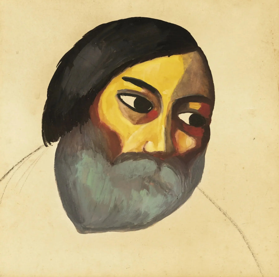 Maanviljelijän pää - Kazimir Malevich