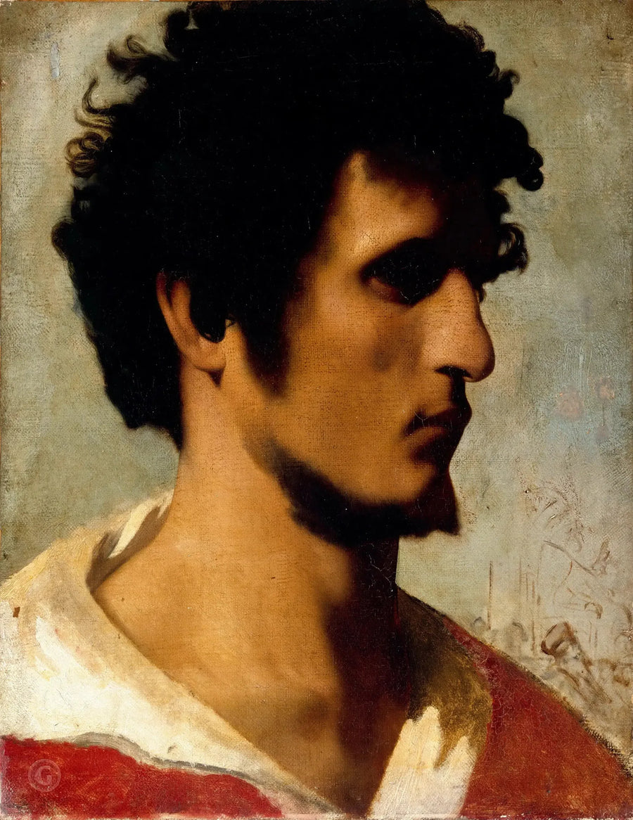 Roomalaisen maaseudun talonpojan pää - Jean-Léon Gérôme