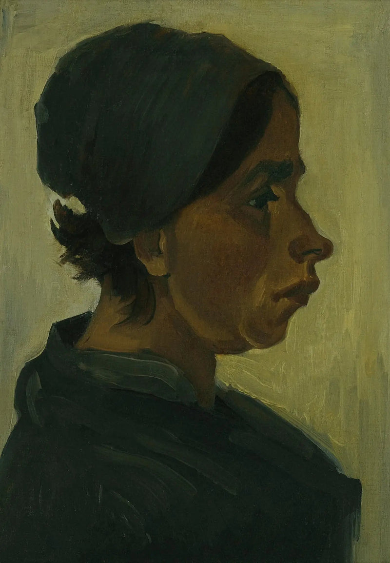Mustapipoinen maalaistyttö - Vincent van Gogh