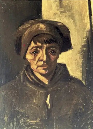 Mustapipoinen maalaistyttö - Vincent van Gogh
