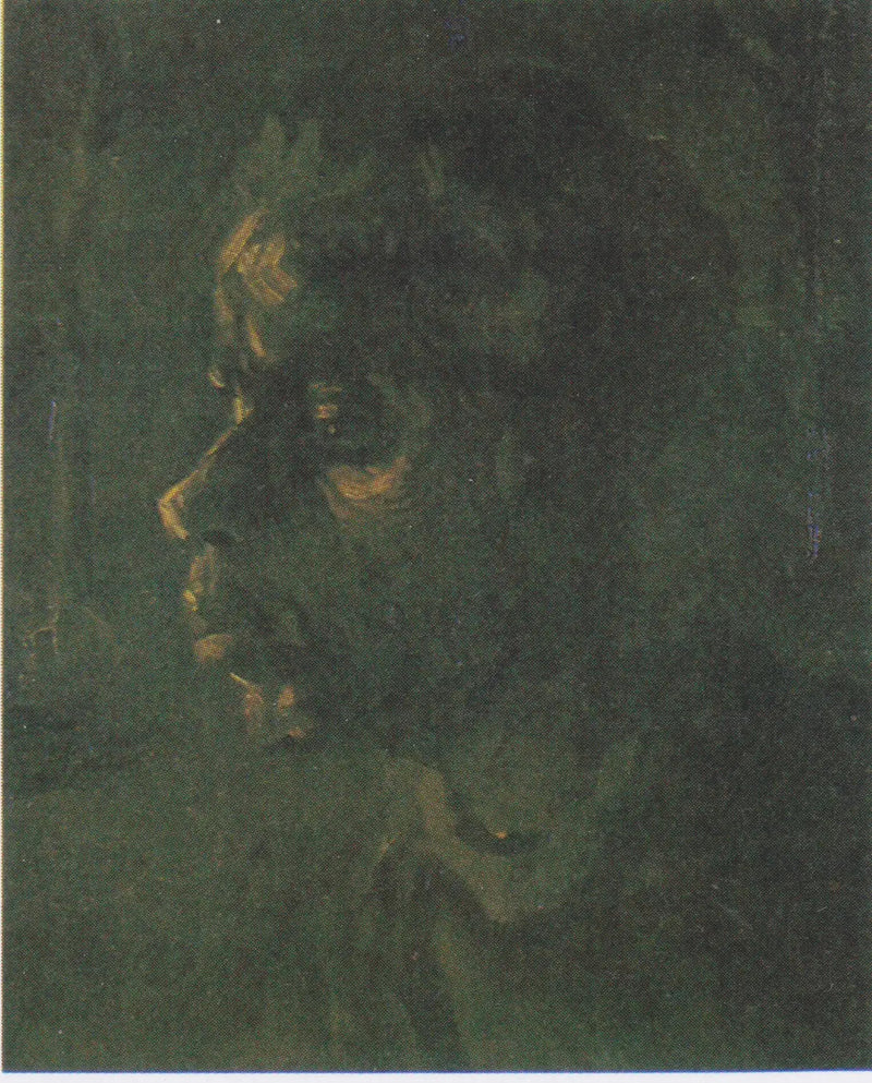 Maanviljelijättären pää - Vincent van Gogh