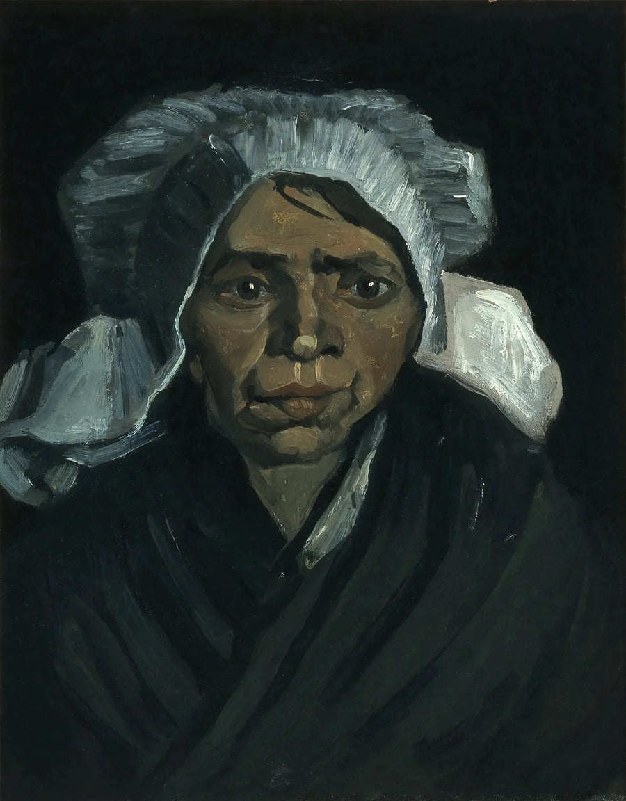 Maanviljelijättären pää - Vincent van Gogh