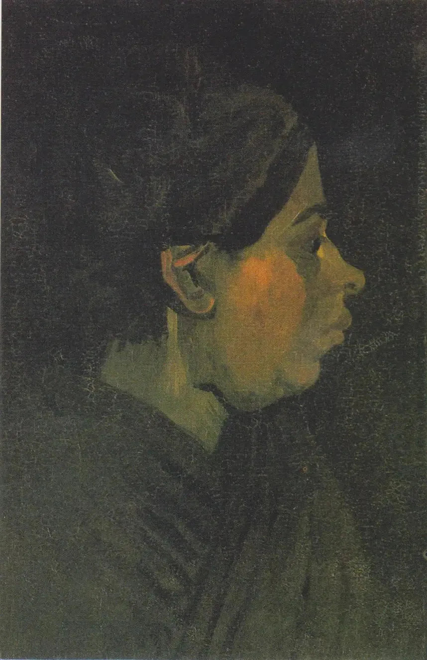 Maanviljelijättären pää - Vincent van Gogh