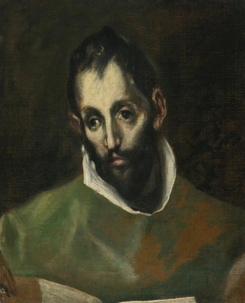 Pyhän Luukkaan evankelista-pää - El Greco