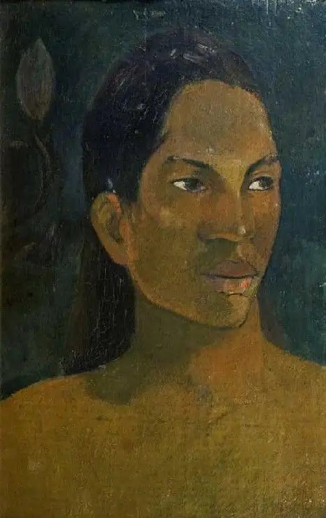 Tahitilaisen pää - Paul Gauguin