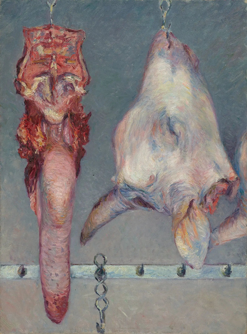 Vasikan pää ja härän kieli - Gustave Caillebotte