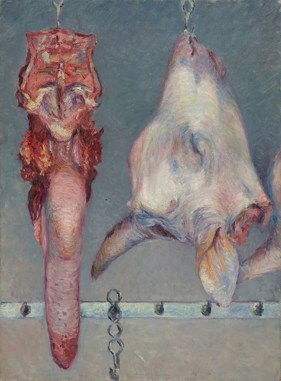 Vasikan pää ja härän kieli - Gustave Caillebotte
