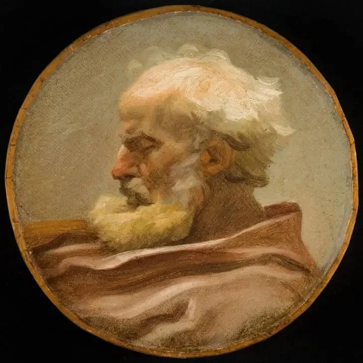 Vanhan miehen pää - Jean-Honoré Fragonard
