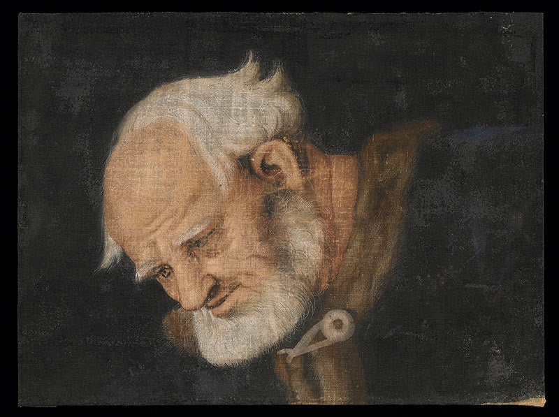 Vanhan miehen pää (Nicodème?) - Hans Baldung Grien
