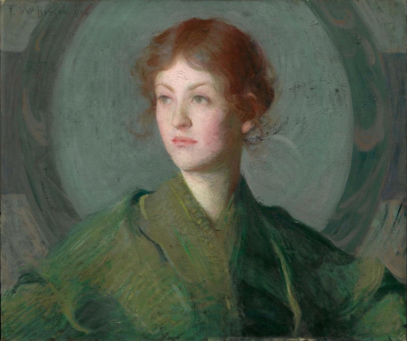 Dekoratiivinen pää - Frank Weston Benson