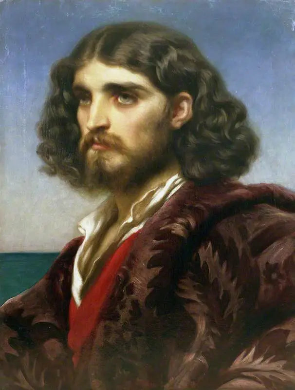 Italialaisen pään - Frederic Leighton