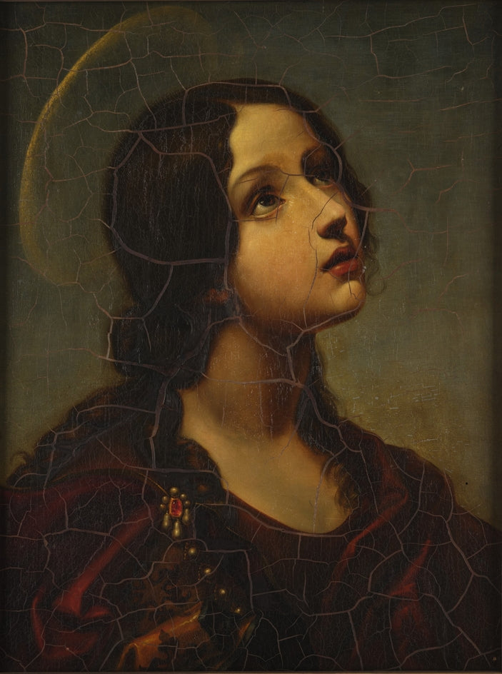 Nuoren pyhän (pyhän Lucian?) päänä - Carlo Dolci