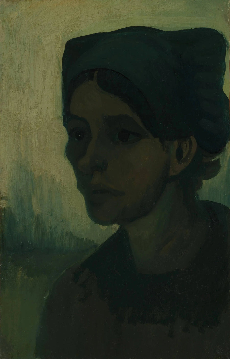 Naisen pää - Vincent van Gogh