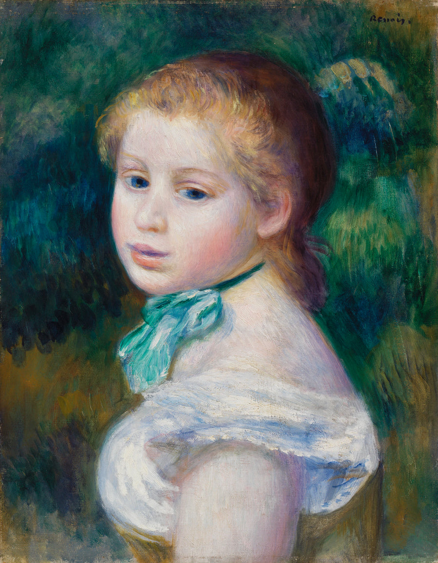 Nuoren Tytön Pää - Pierre-Auguste Renoir