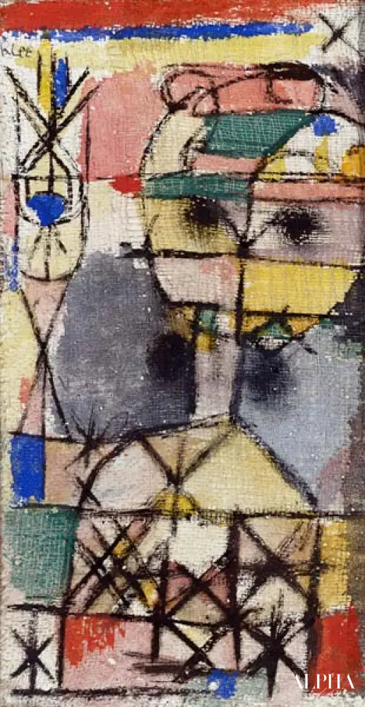 Tête - Paul Klee - Reproductions de tableaux et peintures haut de gamme