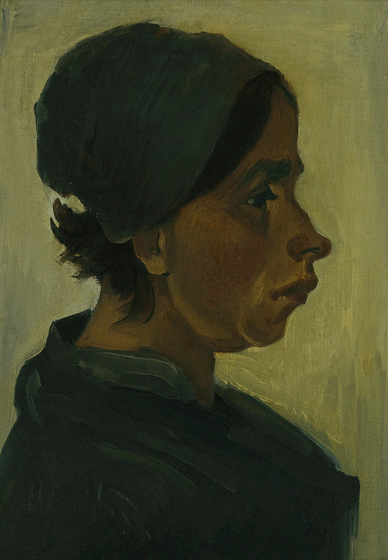 Mustapipoinen maalaistyttö - Vincent van Gogh