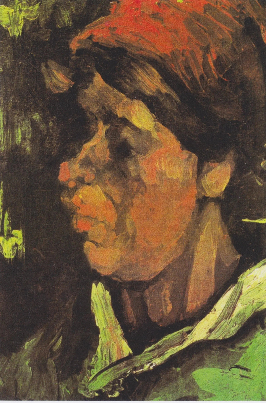Hollantilaisen maalaistytön pää - Vincent van Gogh