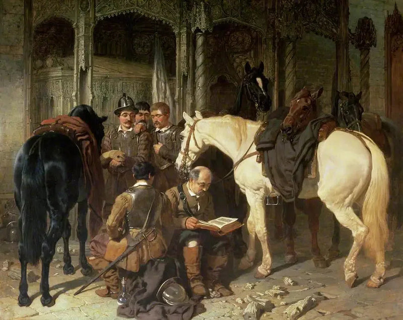 Pyöreät päänuket Arundelin kirkossa - John Frederick Herring, Sr.