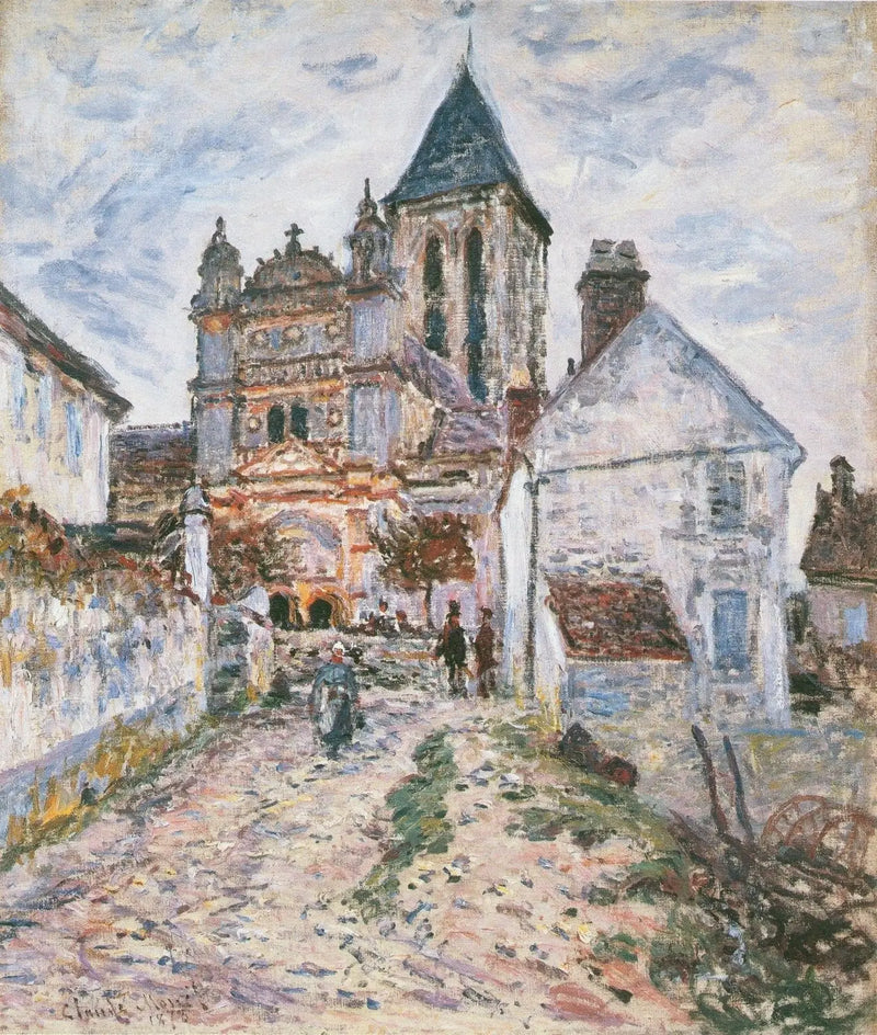 Kirkko Vétheuilissä - Claude Monet