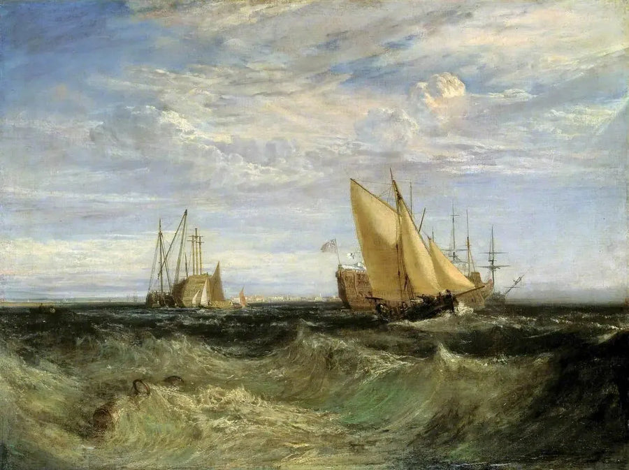 Thamesin ja Medwayn yhtymäkohta - J. M. W. Turner