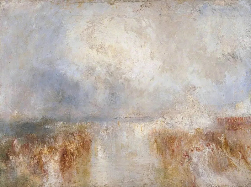 Louis-Philippen maihinnousu Royal Clarence Yardissa, Gosport, 8. lokakuuta 1844 - J. M. W. Turner