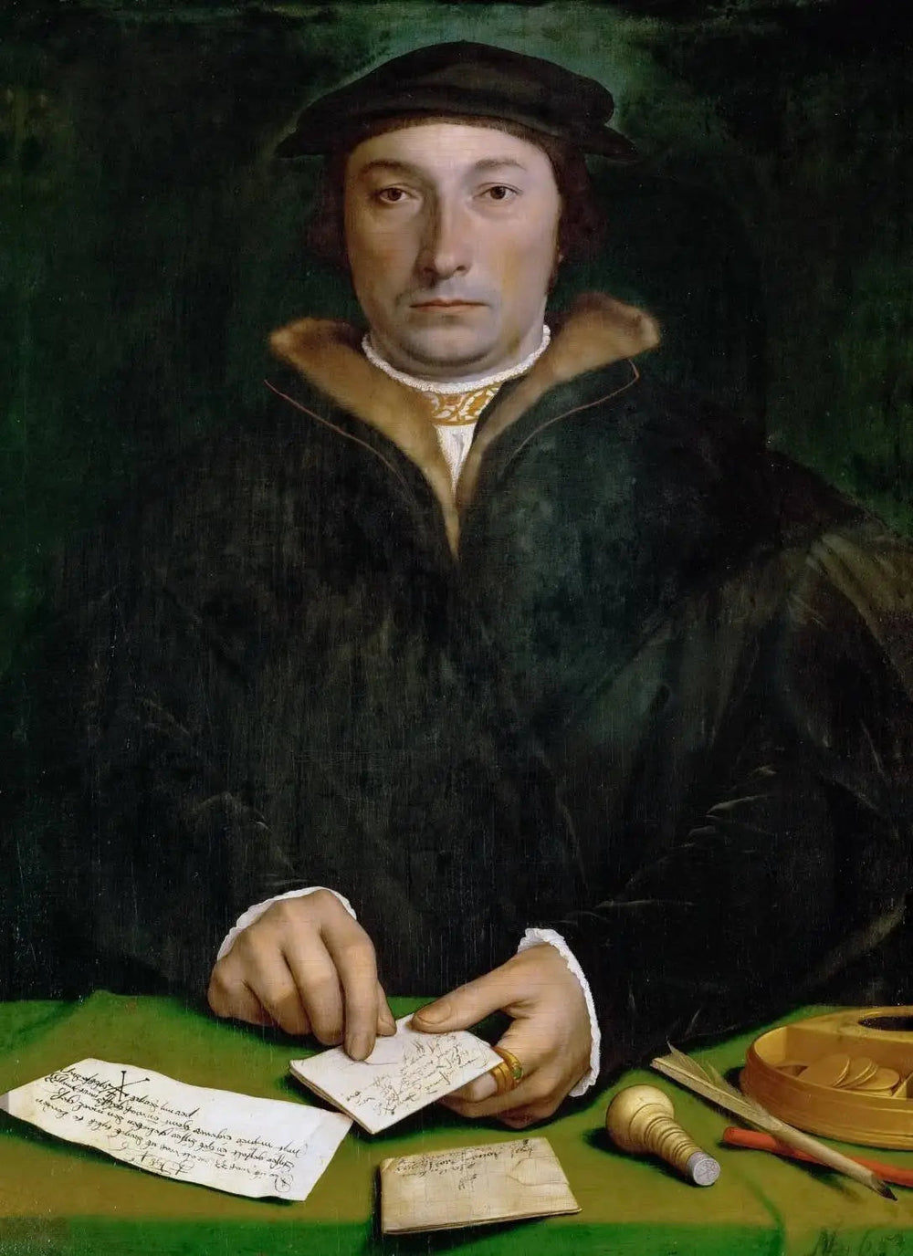 The Duisburg merchant Dirck Tybis - Hans Holbein le Jeune - Alpha Reproduction