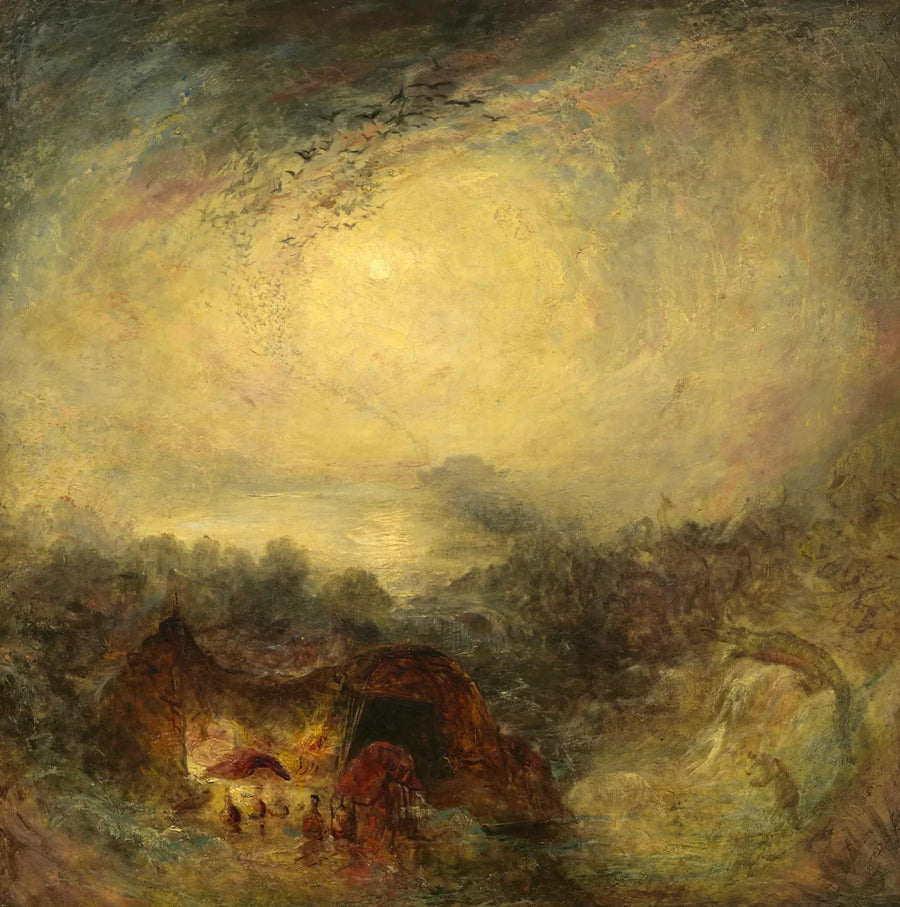 Tulvan ilta - J. M. W. Turner